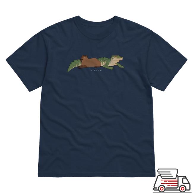 Capybara True Navy Tshirt
