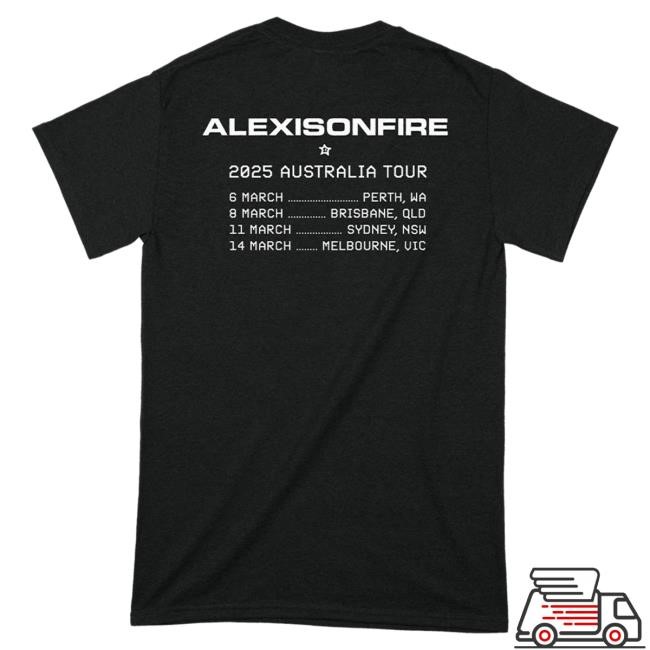 Official Alexisonfire Such Is Life 2025 Australia Tour Shirt