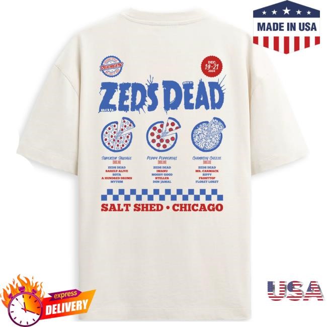 Official Zeds Dead Merch Shop Zeds Dead - Chicago Style - Heavyweight Popover Shirt ZedsDead