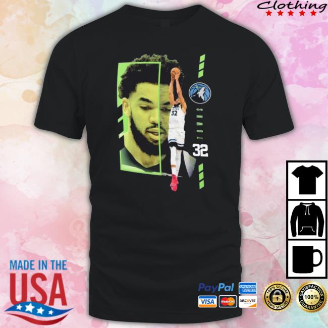 Karl-Anthony Towns Minnesota Timberwolves Fanatics Branded Jump Pass 2023 Long Sleeve Shirt
