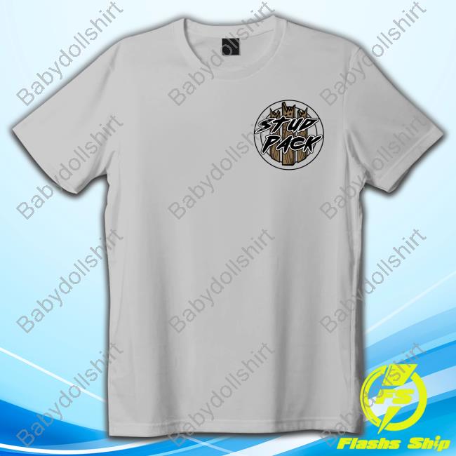 Stud Pack Merch Stud Pack Classic Logo Grey Crewneck Sweatshirt