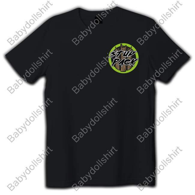 Official Stud Pack Classic Logo Black Tee Shirt