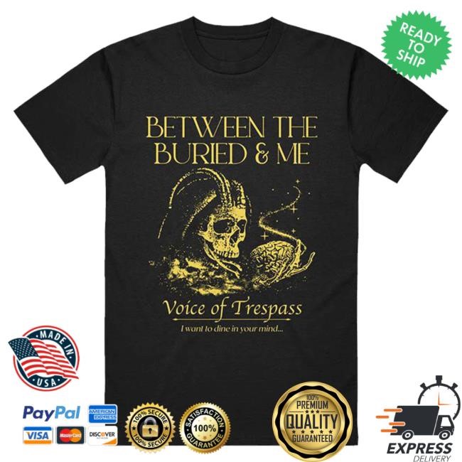 Official Between the Buried and Me Voice Of Trespass T Shirt BTBAM