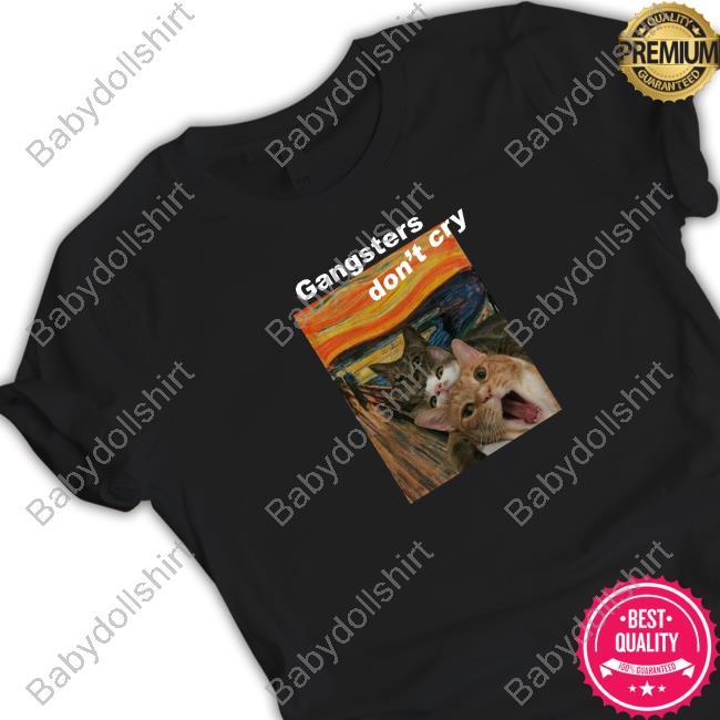 Christian Yu Gangsters Don't Cry Cat T Shirt