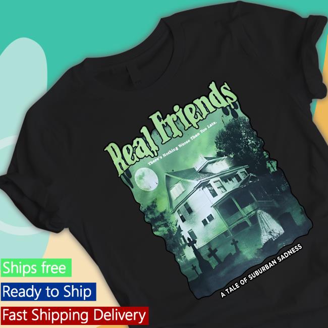 Real Friends Scary House Tee