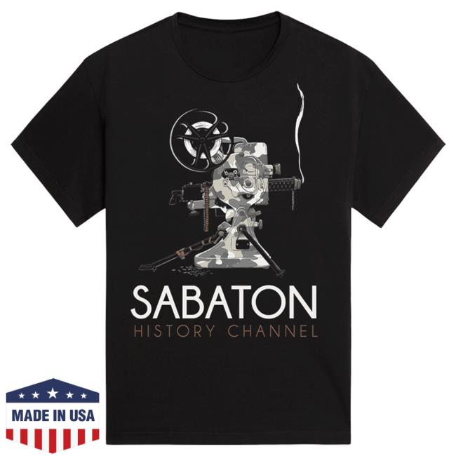 Official Sabaton Merch Store Sabaton Sabaton History Channel T-Shirt Sabaton Shop