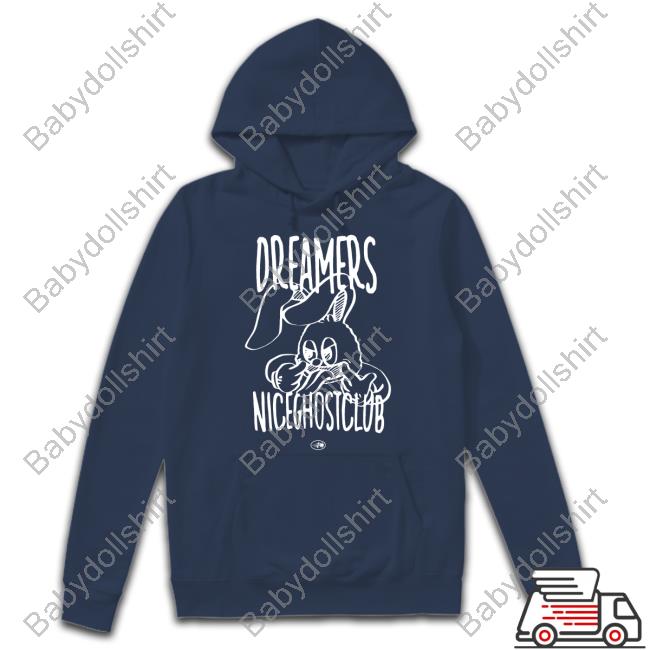 Dreamers Nice Ghost Club TShirts Dreamers Nice Ghost Club Black Long Sleeve Tee