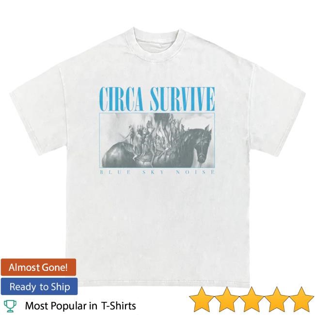 Circa Survive Horse New Shirt Circa Survive Blue Sky Noise