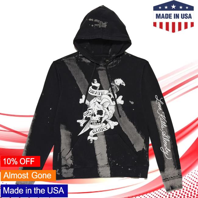 Official Ed Hardy Merch Store Death Or Glory Crew neck Sweatshirt EdHardy Apparel Clothing Shop