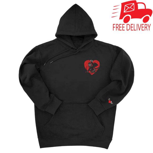 Official Badboy Halo Merch Badboyhalo Valentine Cupid Sweatshirt Black Bad Boy Halo Shop