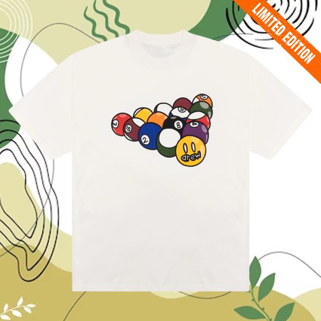 Official Drew House Merch Store Shop Pool Hall Ss Top Shirt Off WhiteDrewHouse Apparel Clothing