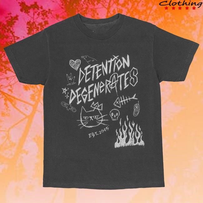 Official Smosh Merch Store Detention Degenerates Top Shirt