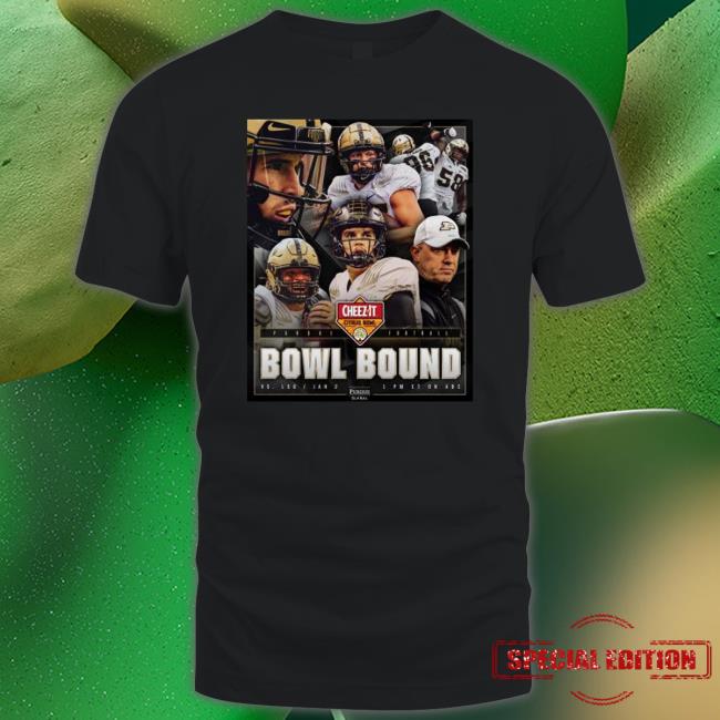 Official Purdue Boilermakers Football Bowl Bound Cheez-It Citrus Bowl Shirts
