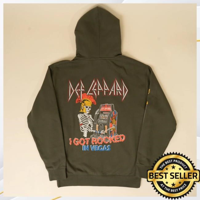 Def Leppard I Got Rocked Zip Hoodie Fan Edition