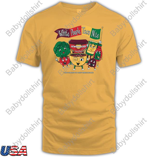 White People Taco Nite T Shirt