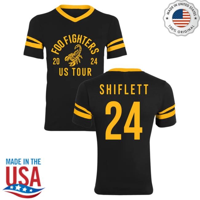 Official Foo Fighters Merch 2024 Tour Foo Fighters 2024 Us Tour Tee - Shiflett Tees