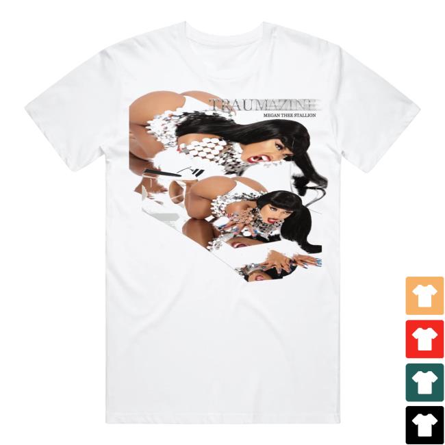Official Megan Thee Stallion Merch Store Shop Megan Thee Stallion Traumazine Mirror Shirts