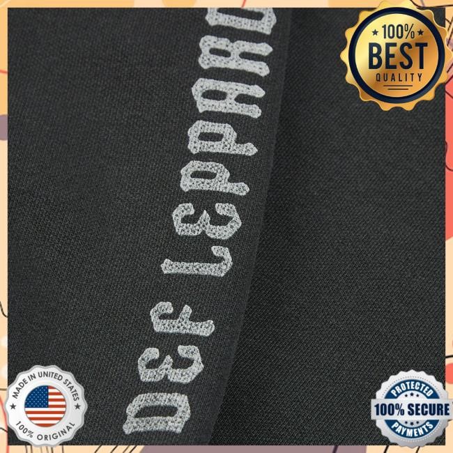 Official Def Leppard Merch Wing Flag Crew