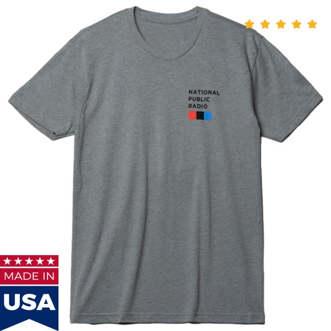 Official NPR Merch Shop NPR Gray Classic Shirt