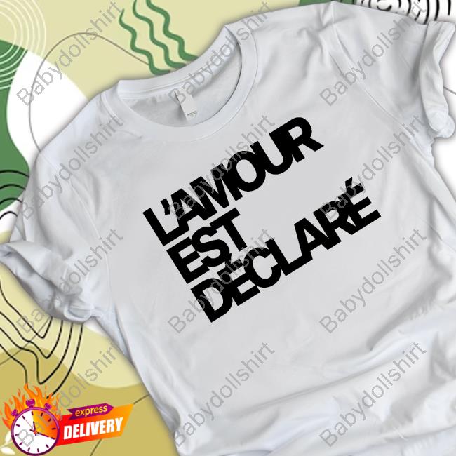 Official Ahmet Erozan Seçil Erzan L'amour Est Declare T Shirt