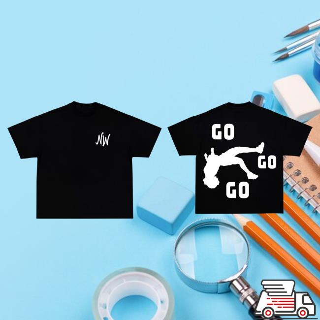 Official Nidal Wonder Merch Go Go Go Popover Shirt (Limited) Official Nidal Wonder Merch Go Go Go Tshirt (Limited)