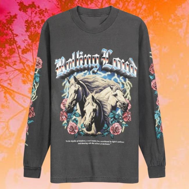 Official Rolling Loud Merch Store Shop Rolling Loud RL Roam Free Shadow Long Sleeve Shirt 2025 RollingLoud