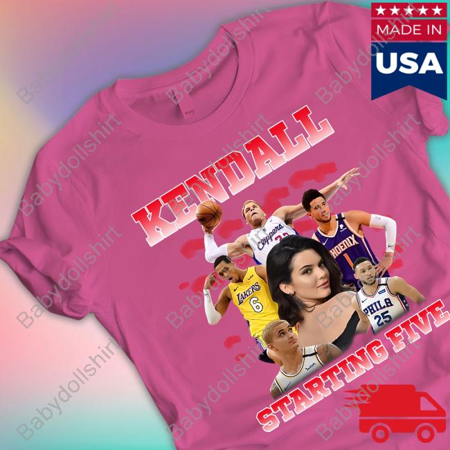 Kim Kardashian Kendall Starting Five Long Sleeved T Shirt Kendall Jenner