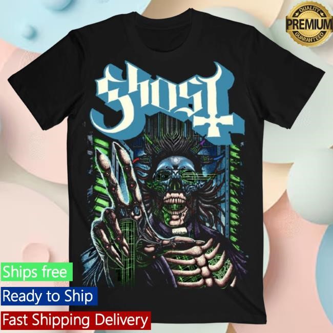Official Ghost Band Shop Cyborg Hot Shirt Ghost Rock Band