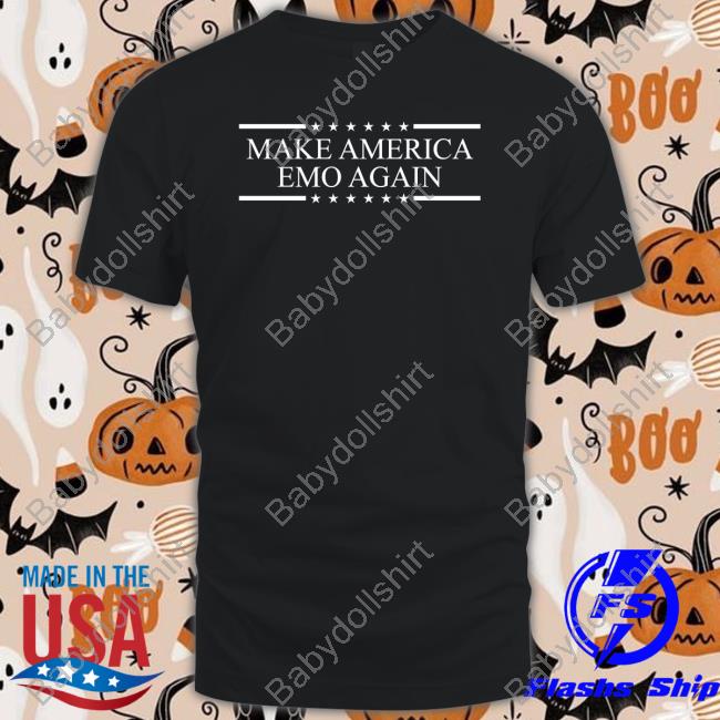 Make America Emo Again Shirt Black