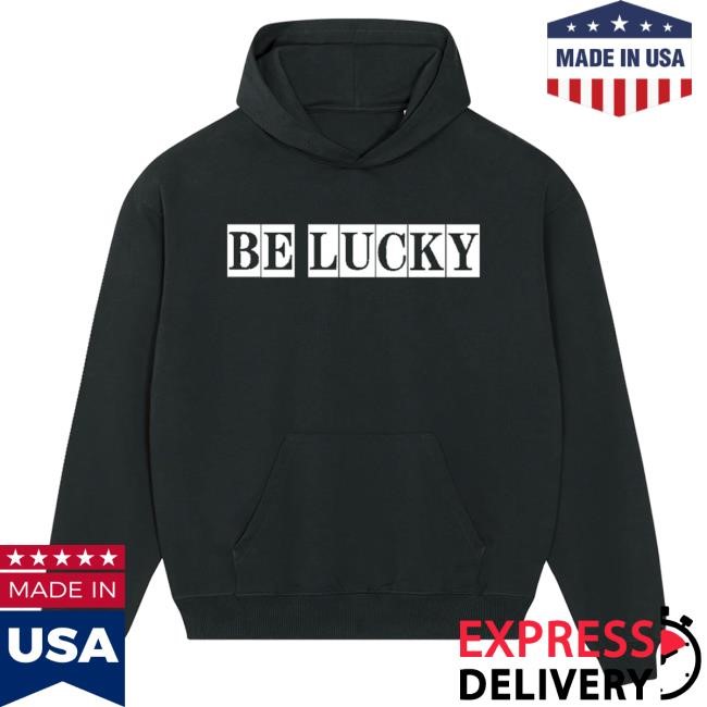 Official Louis Dunford "Be Lucky" Black Pullover Hoodie