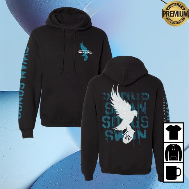 Hollywood Undead Merch Swan Songs 15 Year Anniv Hooded Sweatshirt