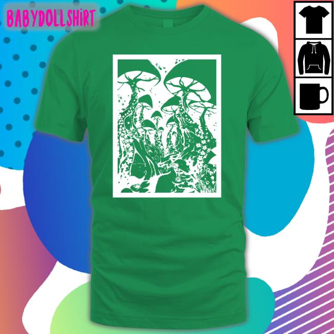 Mushroom Forest Tee Shirt Shelby Alexandra Art Merch