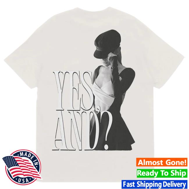 Official Ariana Grande Merch Store Ariana Grande yes, and? off-white Shirt 2024 Ariana Grande Apparel Clothing Shop ArianaGrande