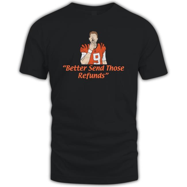 Joe Burow Smoking Better Send Those Refunds Hooded Sweatshirt