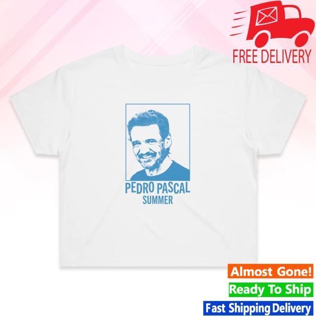 Official Super Yaki & Rachel Leishman Present: Pedro Pascal Summer - Crop Top Shirt White SuperYaki