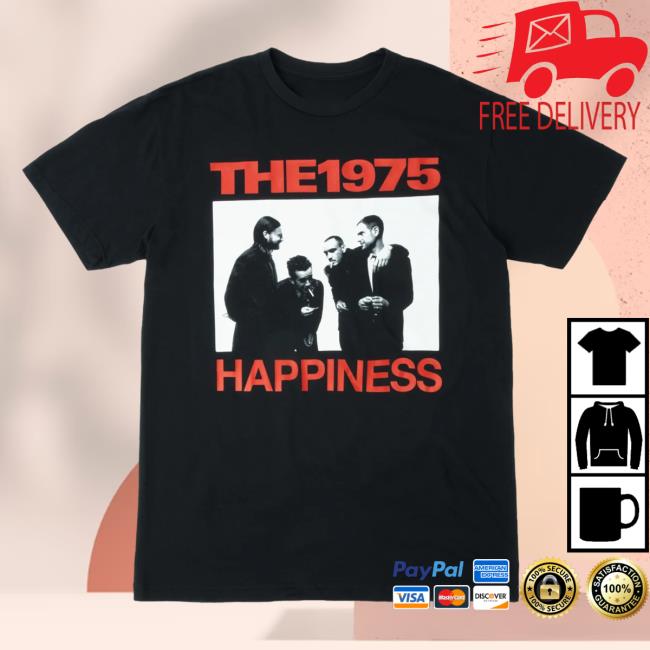 Official The 1975 Apparel Clothing Merch Shop Store The1975 Happiness Tee Shirt