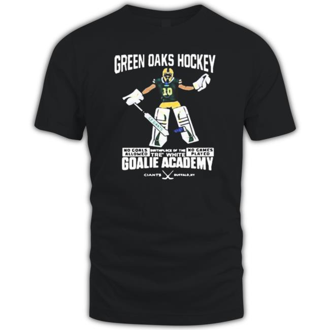 Official Weekbubble Store Green Oaks Hockey Tre White Goalie Academy Sweater
