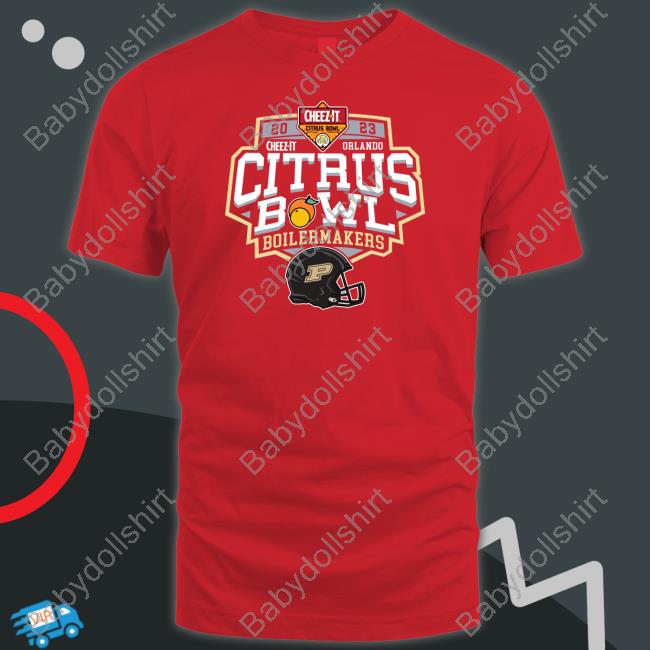 Boilers Purdue 2023 Cheez-It Citrus Bowl Orlando T Shirt