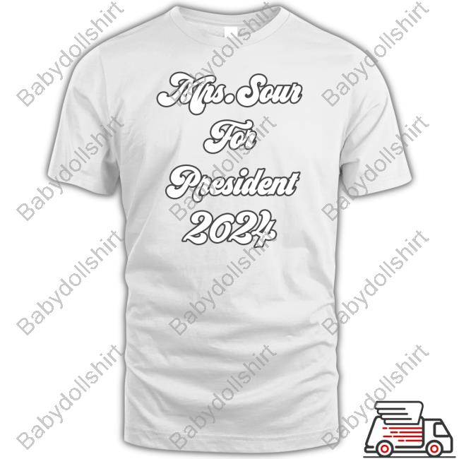 Mrs.Sour For President 2024 Limite Edition Crewneck Sweatshirt