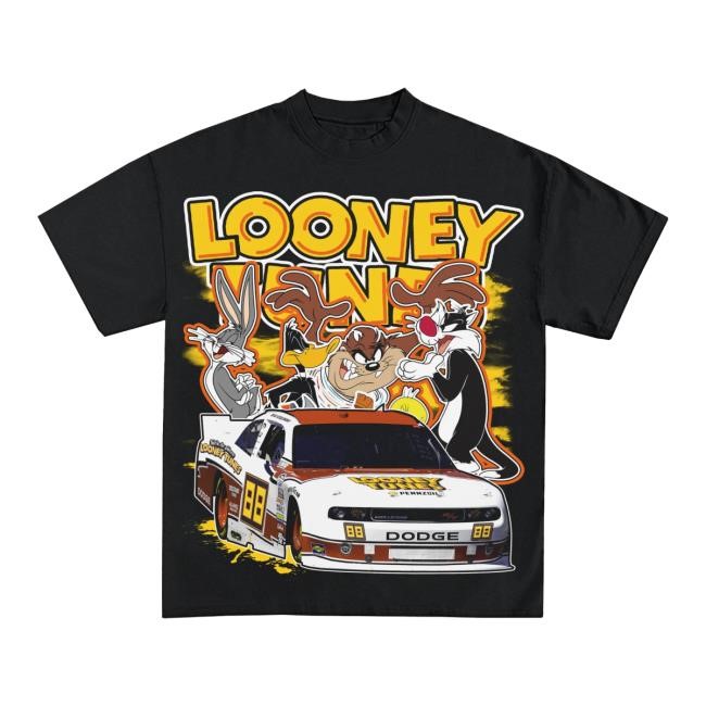 Icy Shop Merch Looney Tunes Racing Graphic Hot Shirt