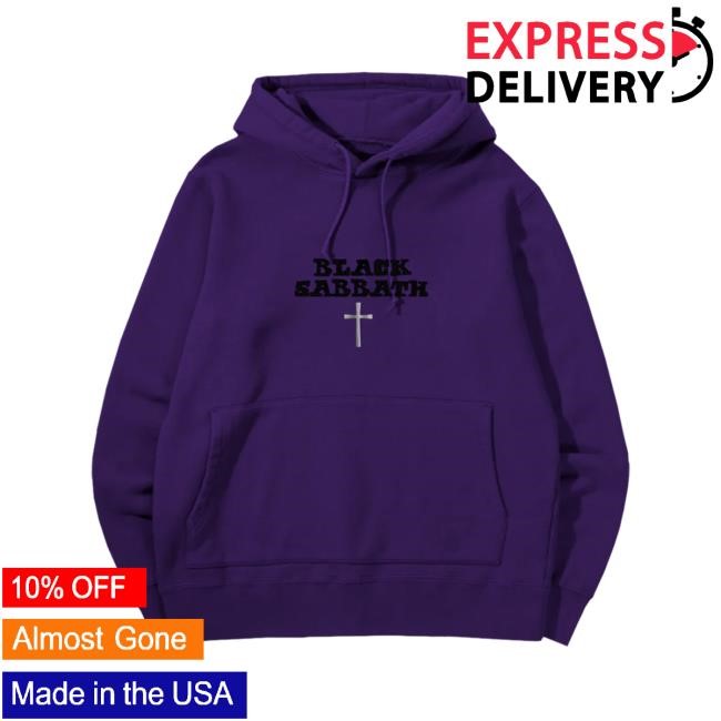 Black Sabbath Official Apparel Shop Store Paranoid Purple New Hoodie - Black Sabbath