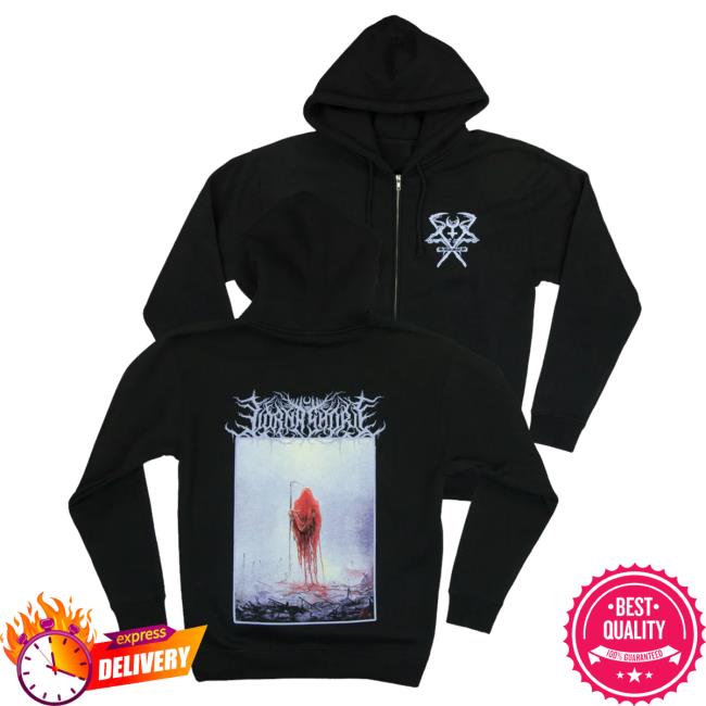 Official Lorna Shore Merch Lorna Shore ...And I Return To Nothingness Cover Zip Up Sweaters