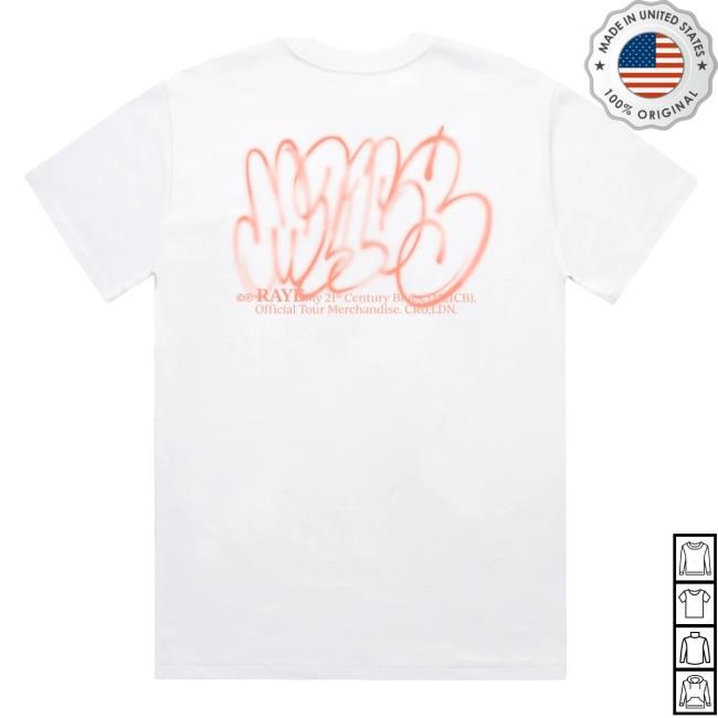 Official Raye Clothing Apparel M21CB Graffiti Album T-Shirt