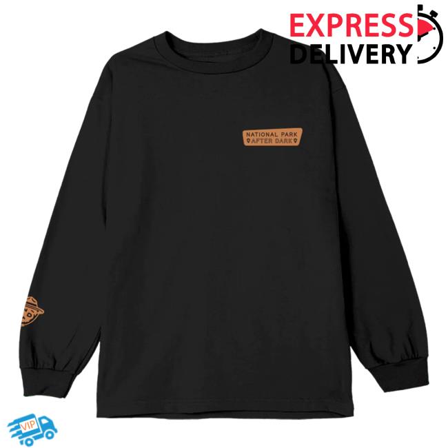 Fanjoy Merch Npad National Park After Dark National Park Black Long Sleeve Tees