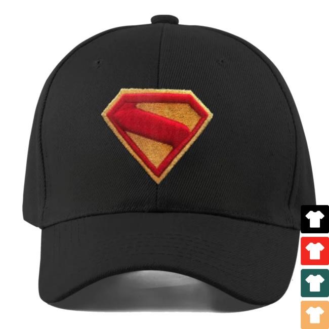 DC Official Merch Store Superman (2025 Movie) Theatrical Logo New Era 9Forty Adjustable Vintage Cap DC Shop Clothing