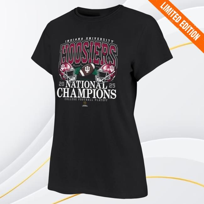 Women's Indiana Hoosiers NCAA Football 2025 National Champs Top