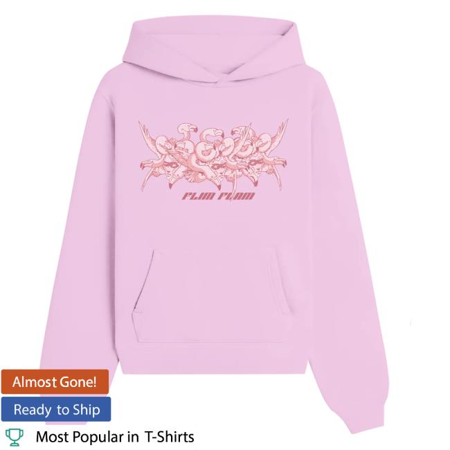 Official The Official Flim Flam Shop Merch Store – Flamingo Ff Medusa Crewneck Light Pink