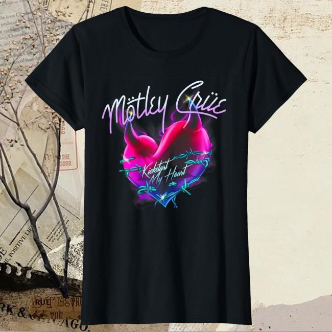 Mötley Crüe – Kickstart My Heart Tshirt Motley Crue Merch Store Mötley Crüe – Kickstart My Heart Shirt Motley Crue Merch Store