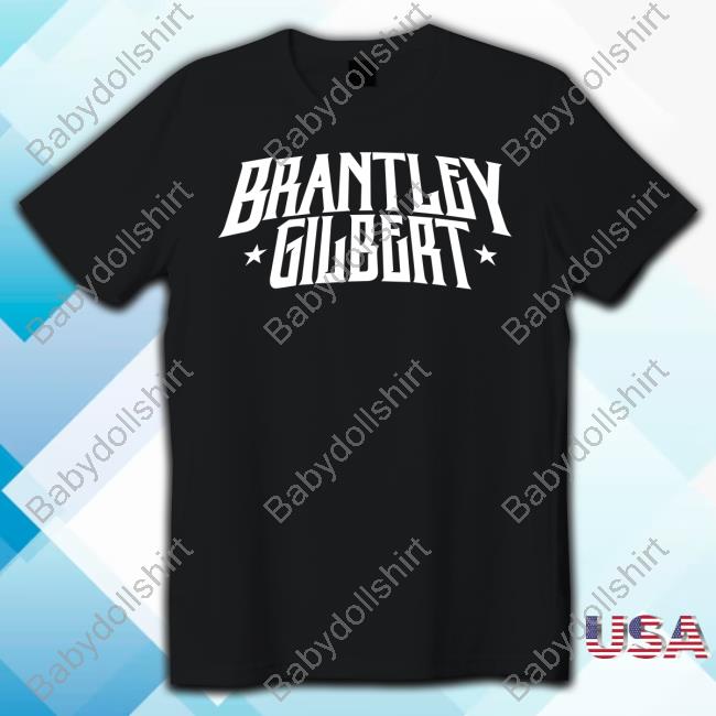 Brantley Gilbert Side Stars Logo Tee