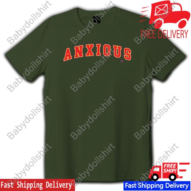 Official Tom Cardy Merch Anxious Black T-Shirts TomCardy